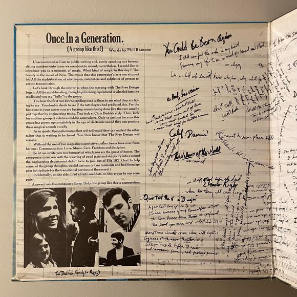 The Free Design - You Could Be Born Again LP vintage vinyl - Picture 2 of 6